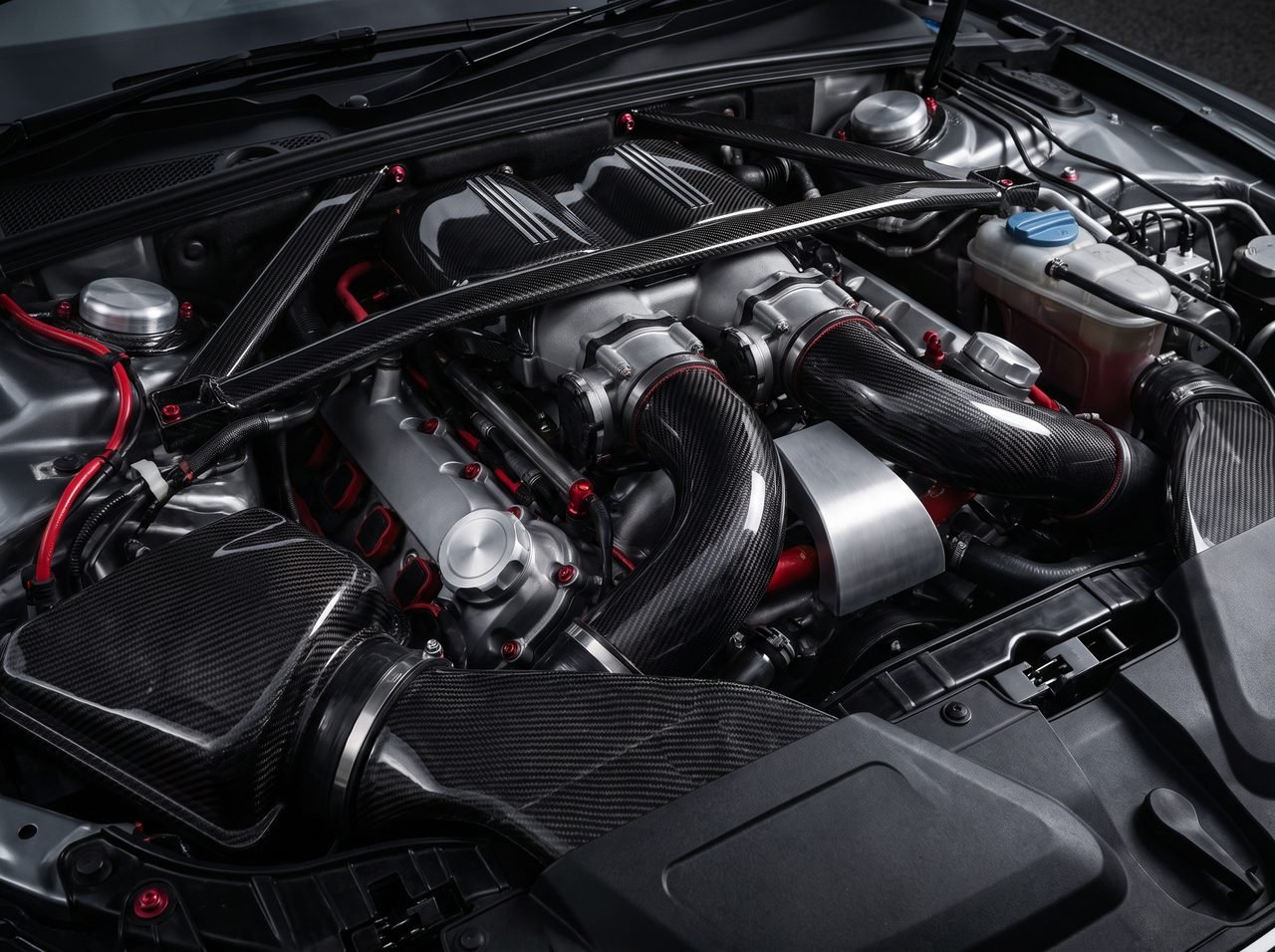 A performance engine bay
