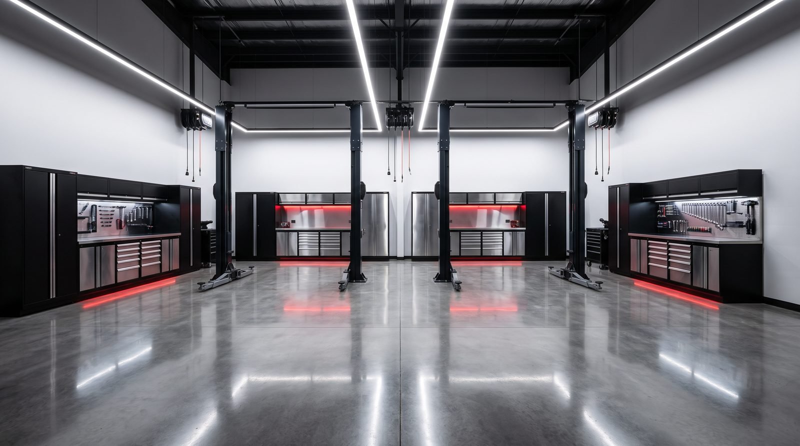 The Apex Auto Werks workshop