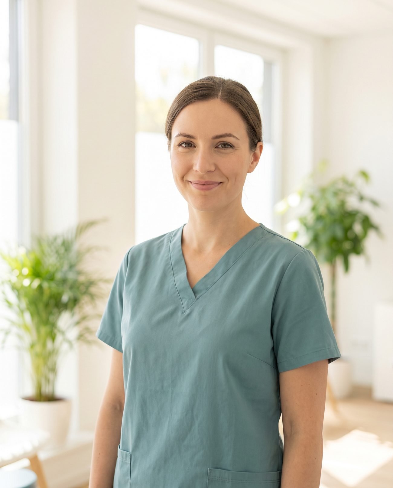 A friendly Brightwater dentist in a bright modern clinic