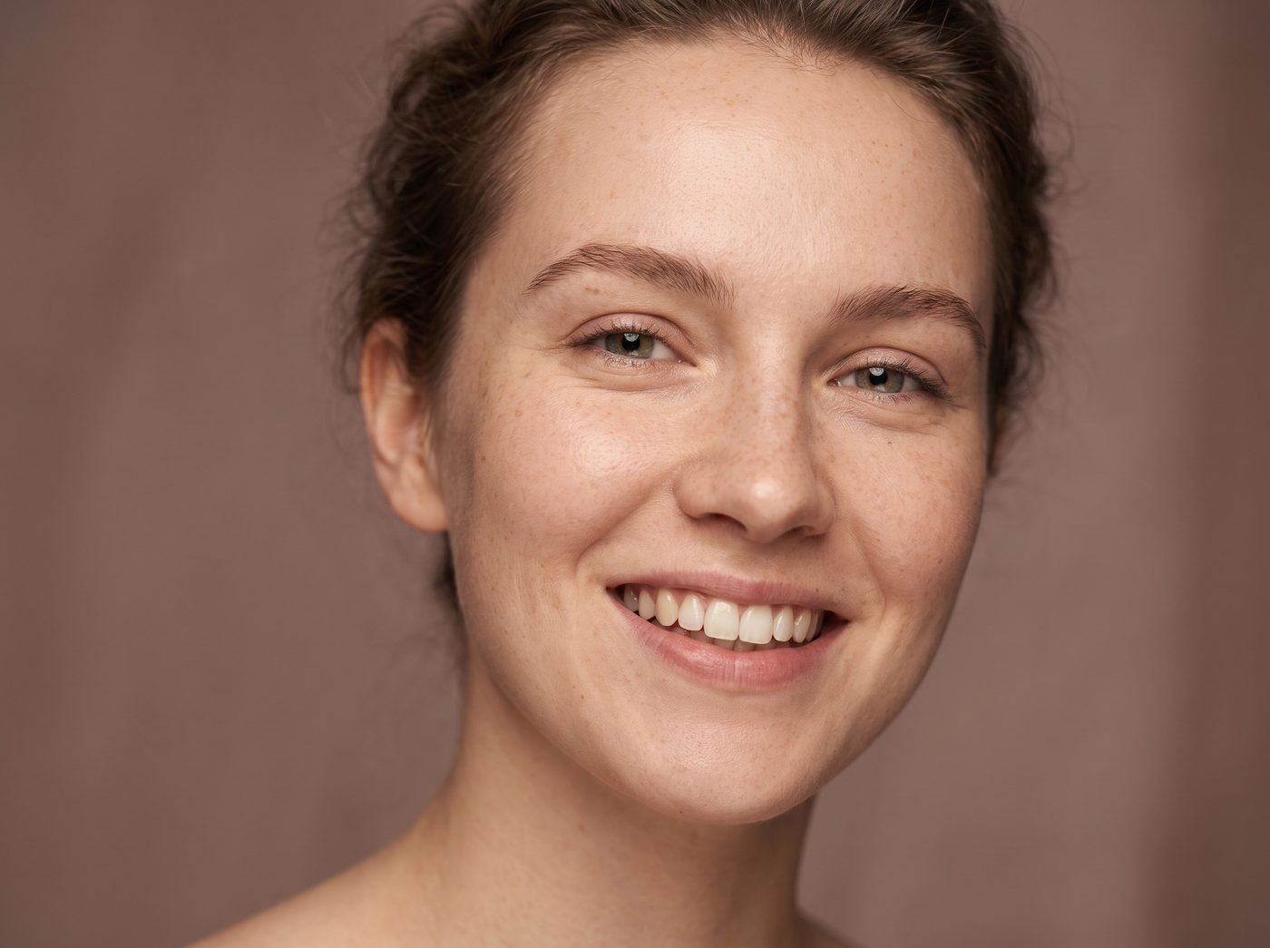 A healthy, natural, confident smile