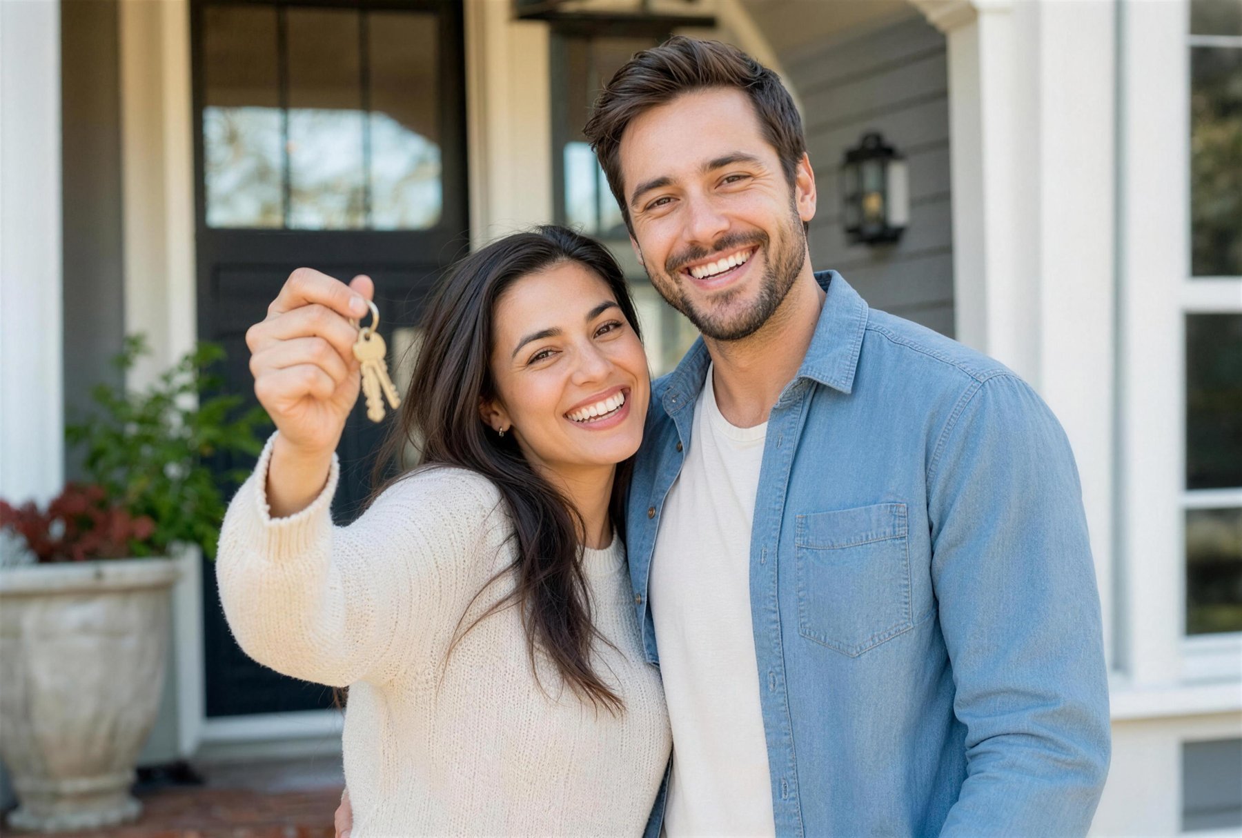 Happy new homeowners