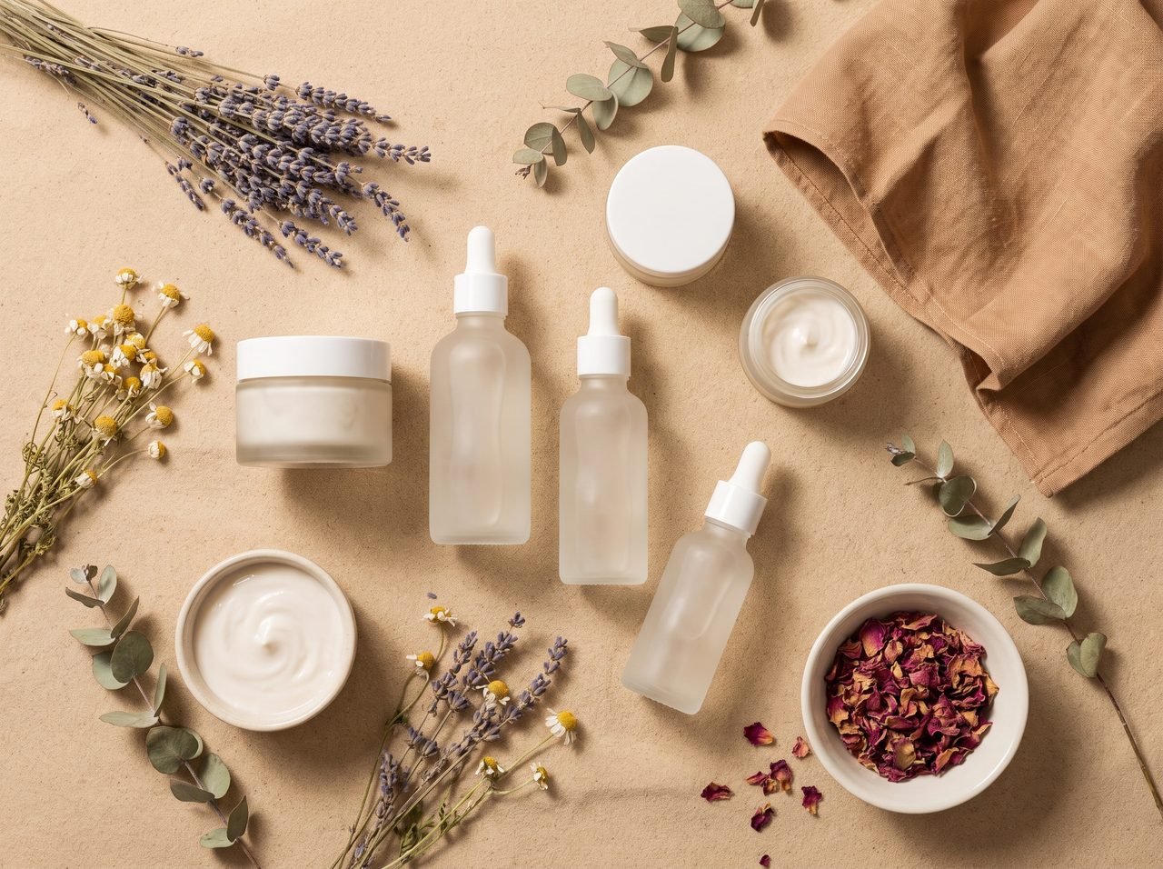 Skincare and spa products at Lumen