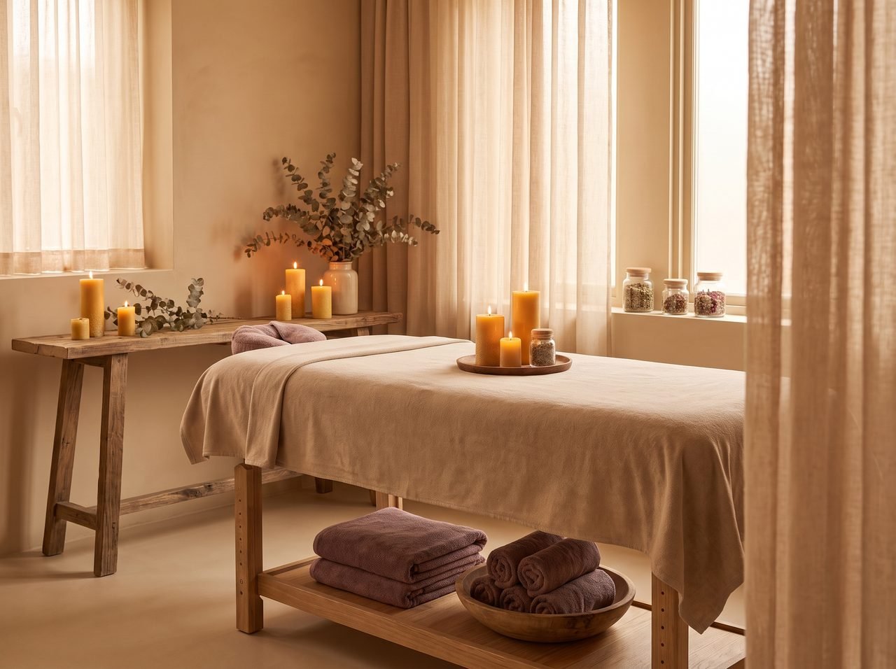A Lumen spa treatment room